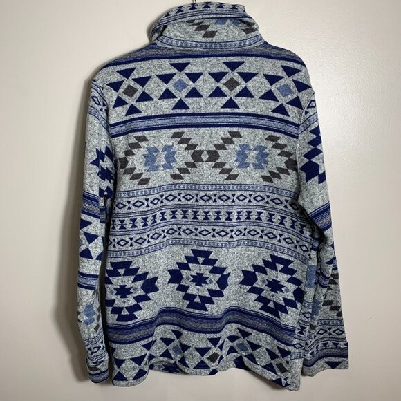 Levi's Southwestern Aztec Button Up Cardigan Shawl Sweater Multicolor Men's XL - Picture 9 of 9